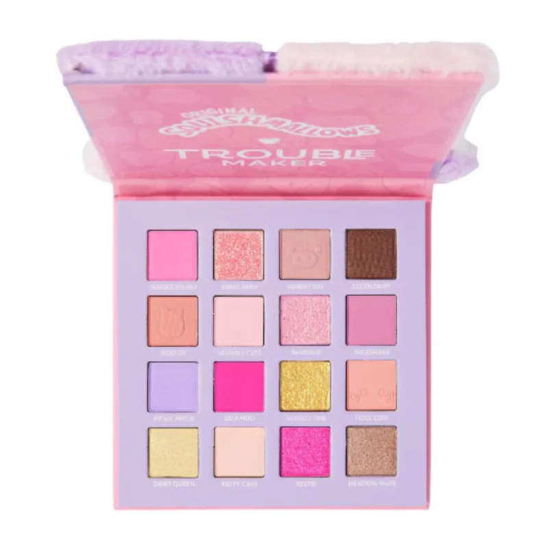 Trouble Maker X Squishmallows Patty The Cow Fluffy Pink Palette