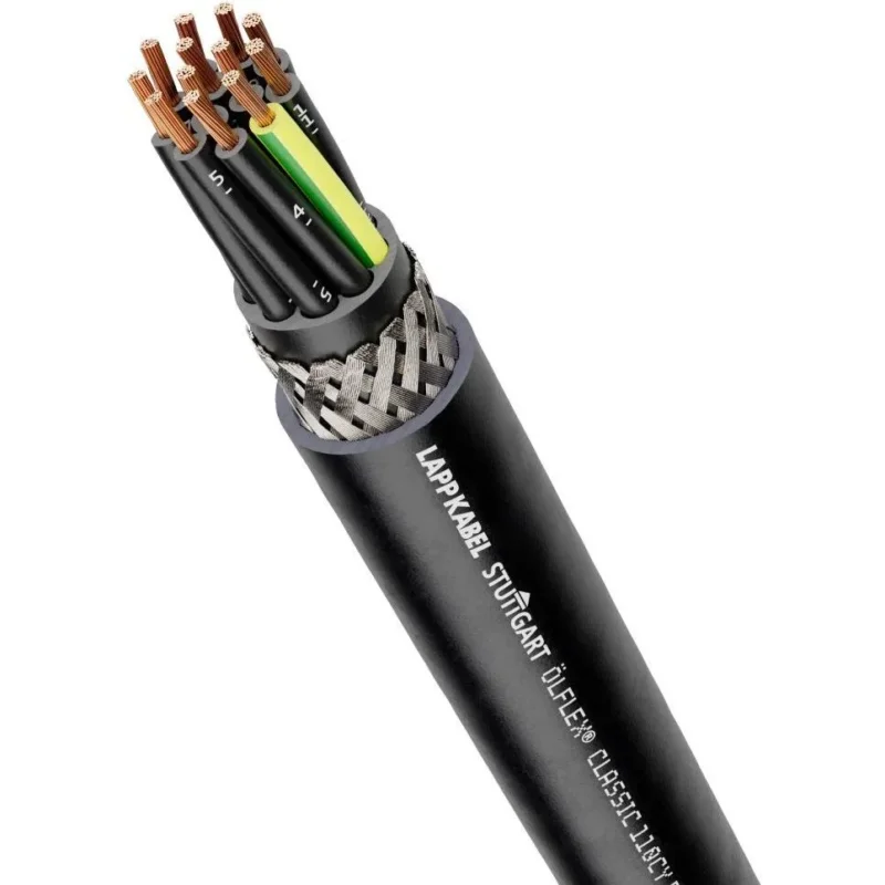 Lapp Kabel&Leitung - Energiekabel >= 1 kV, für ortsveränderlichen Einsatz ÖLFLEX CLASSIC 110 CY BK 1121237/100 0,6/1kV 5G0,75 − 100 Meter