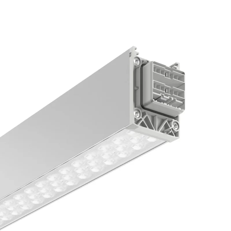 RZB - GerĂ€tetrĂ€ger fĂŒr Lichtbandsystem LED-Komplettmodul 598mm 950660.850.476.002 14pol 5000K DALI alu