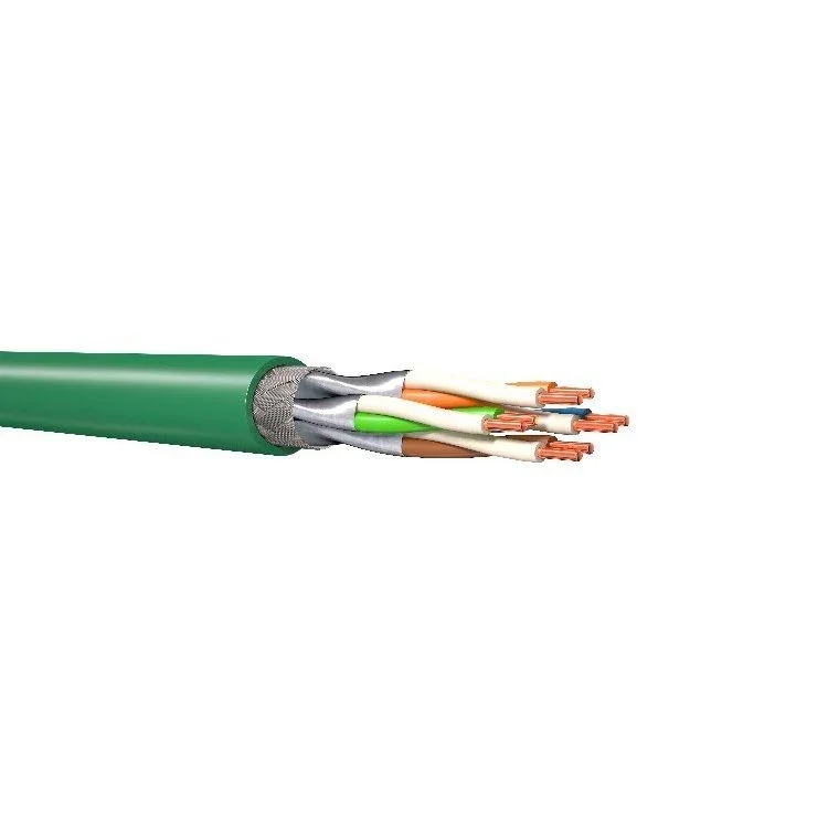 KERPEN DATACOM - Daten- und Kommunikationskabel MegaLine F10-130 Kat. 7A, F10-130-B2ca-T1000 4P S/FTP AWG22 ge/gn − 1000 Meter
