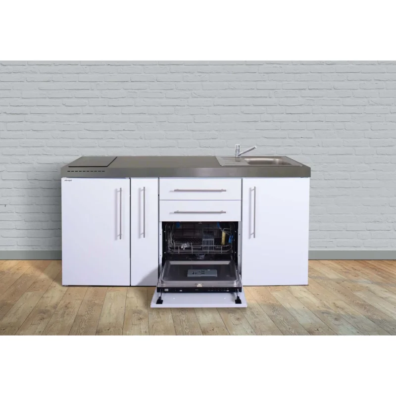 Stengel - Mini-Küche Miniküche Premiumline MPGS180AKSGSGKFliBre weiß