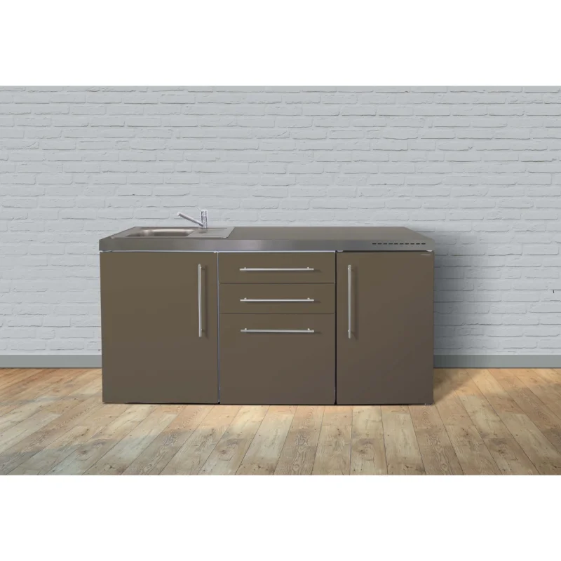 Stengel - Mini-Küche Miniküche Premiumline MPMM170KSKSreBli2Sn Mokka metallic