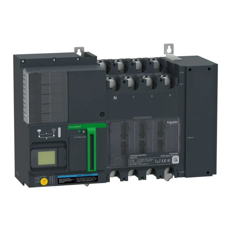Schneider Electric - Lastschalter Netzumschaltung autom. TA63D4L4004TPE 400A 400V 4P LCD
