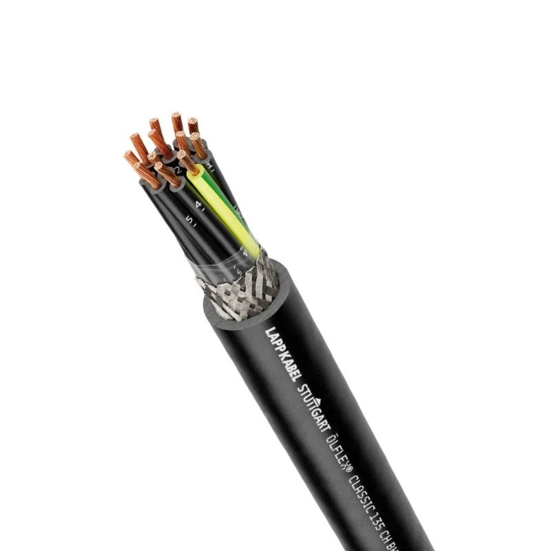 Lapp Kabel&Leitung - Energiekabel >= 1 kV, für ortsveränderlichen Einsatz ÖLFLEX CLASSIC 135 CH BK 1123463/1000 0,6/1 kV 5G1 − 1000 Meter
