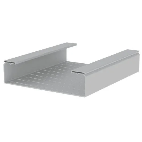 Unex - Kabelrinne Kabelbahn gelocht grau 66420-48 100x400 U48X RAL7038 − 6 Meter