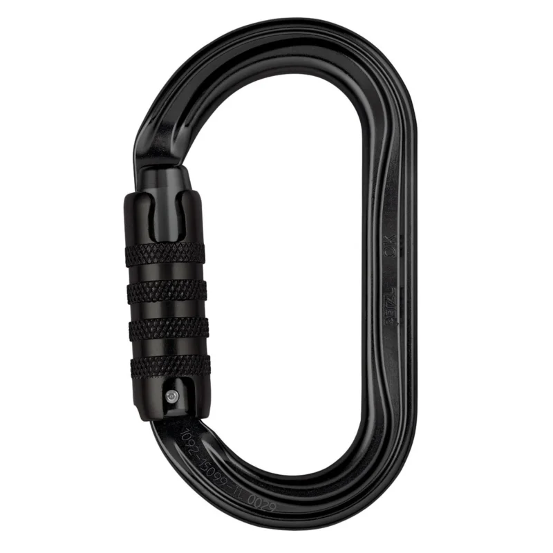 Petzl OK TRIACT-LOCK Ovalkarabiner black