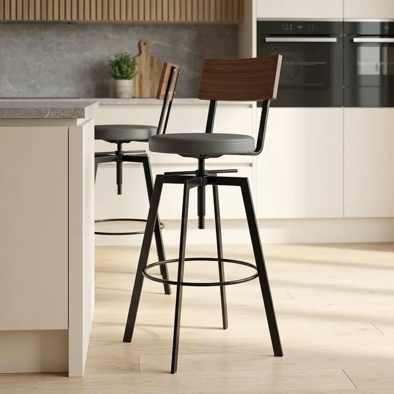 Barhocker Industriell - Urban Grau