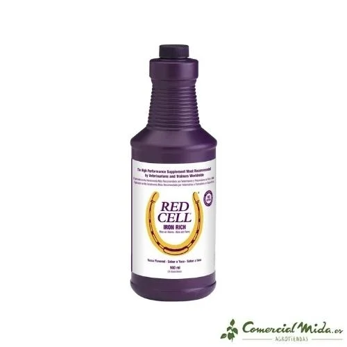 Suplemento alimenticio para caballos Red Cell 900 ml de Vetnova