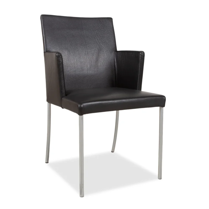 Walter Knoll Jason Stuhl Leder Schwarz