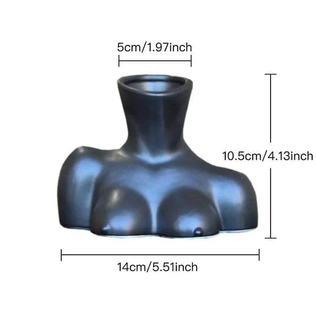 Feminine Eleganz | Figurative Blumenvase für Ihr Zuhause
