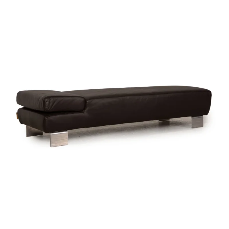 Willi Schillig Taboo Leder Liege Braun Funktion